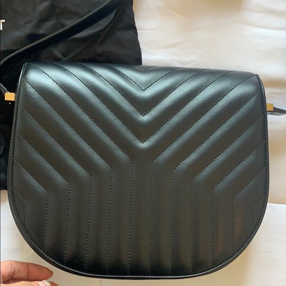 Quilted Y Satchel Shoulder Bag NEW with tags - Picture 7 of 8